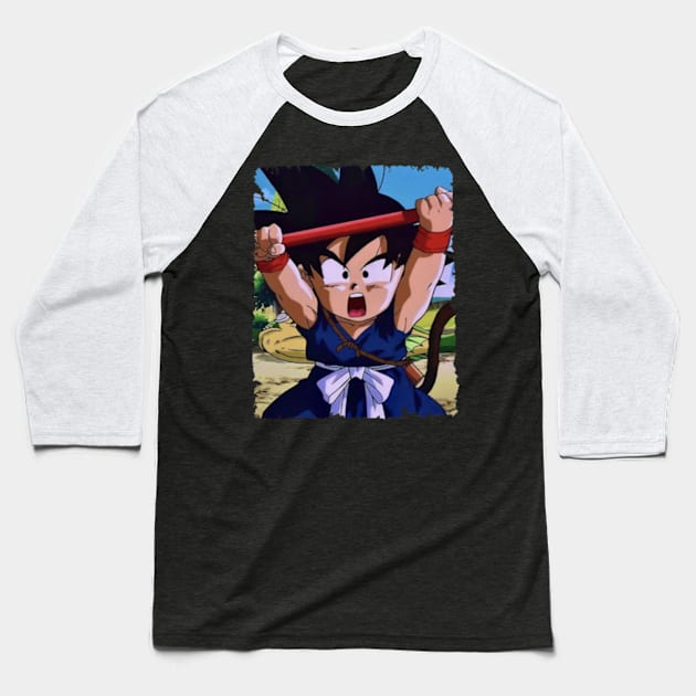 SON GOTEN MERCH VTG Baseball T-Shirt by Kiecx Art